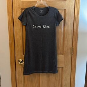 Calvin Klein Sleepwear - Short Sleeve Gray Nightgown  Sleepshirt - Medium